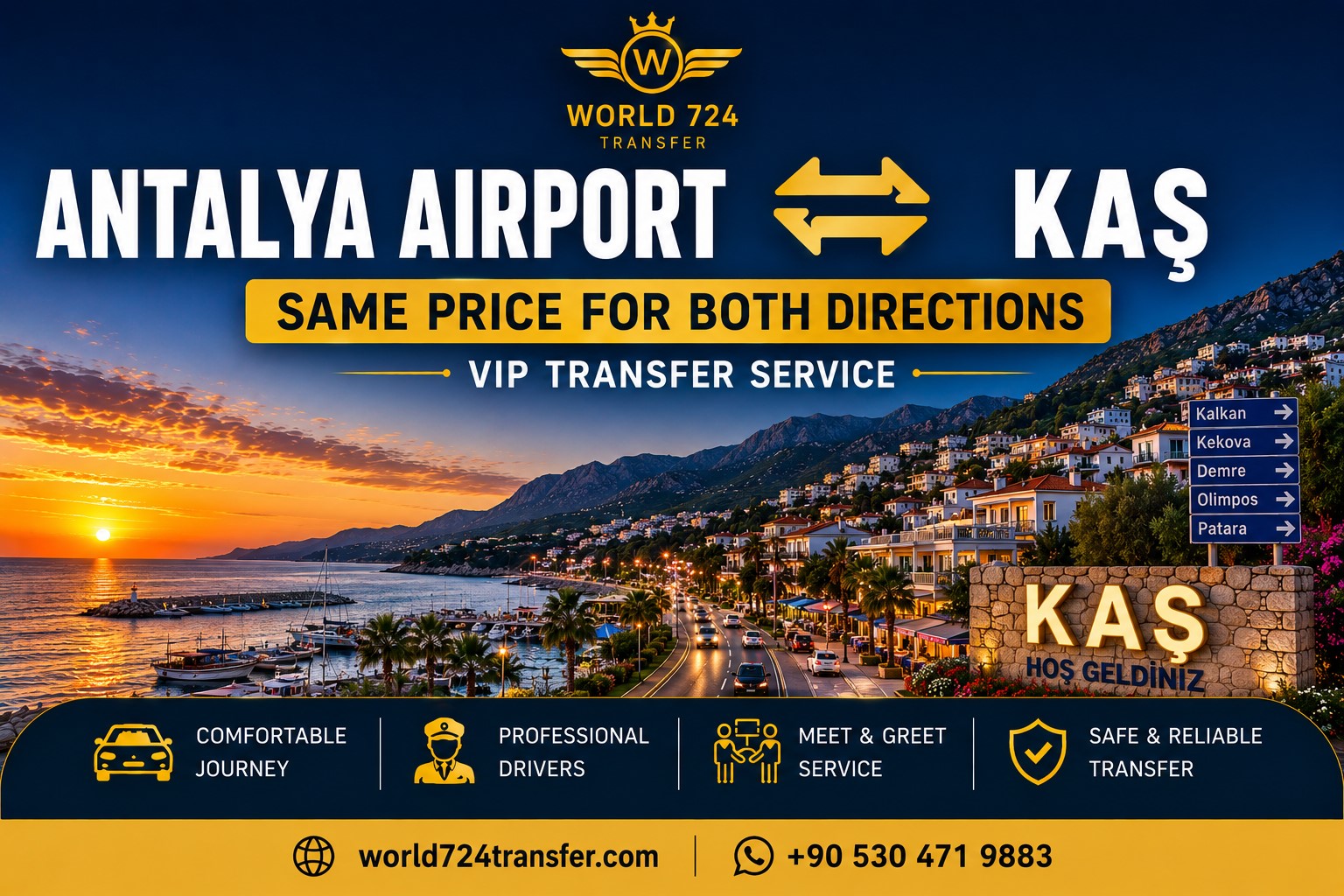 Antalya Havalimanı (AYT)-Kaş